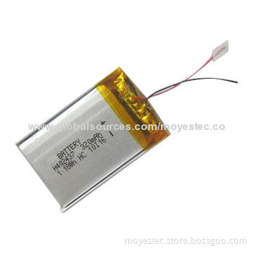 3.7V Lithium Polymer Rechargeable Battery Pack with 320mAh Capacity, Ideal for PDA/MP3 Players